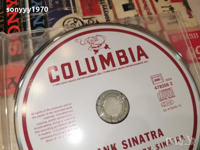 FRANK SINATRA COLUMBIA CD ВНОС GERMANY 2007261438H2E7R, снимка 4 - CD дискове - 55349707
