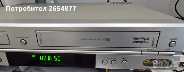Samsung SV-DVD3E DVD/VCR Combo Player, снимка 3 - Плейъри, домашно кино, прожектори - 55524126