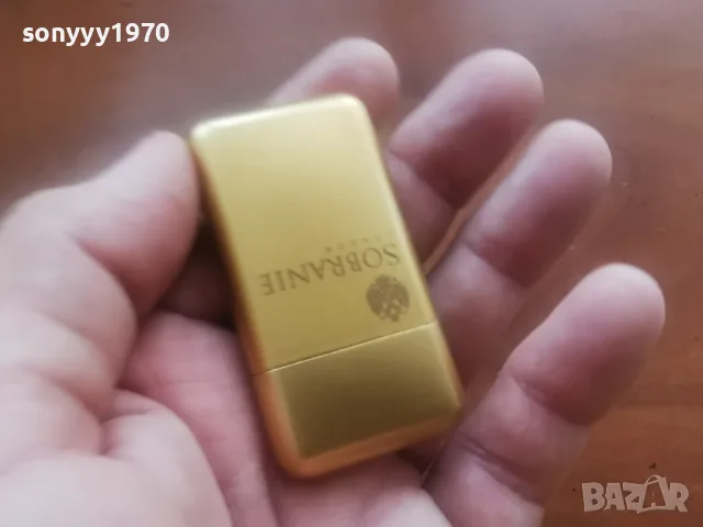 SOBRANIE GOLD NEW-ЗАПАЛКА С РЕОТАН 0608261148, снимка 4 - Колекции - 55570236