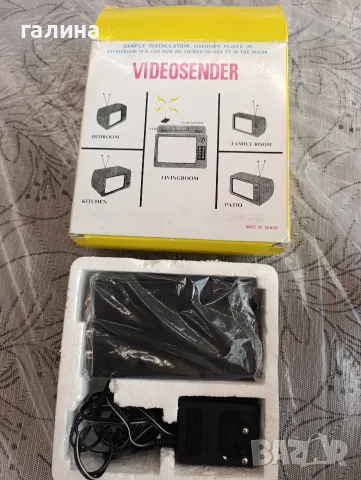 Ретро Безжичен Видеосендер Videosender WV-050 (Видео Предавател), снимка 2 - Приемници и антени - 55376512