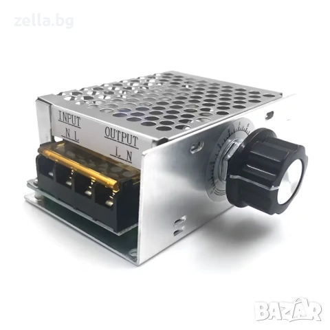 Регулатор на напрежение 4000W 220V AC – димерен модул за четкови мотори помпи и нагреватели 10001