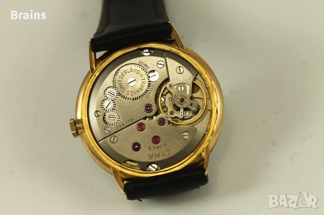 1960's CYMA CYMAFLEX Позлатен Швейцарски Часовник, снимка 11 - Мъжки - 54800575