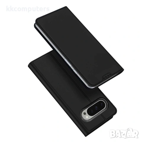 DUX DUCIS Google Pixel 10 Pro XL Калъф - Кожен, Стойка, Картодържател, 2 цвята