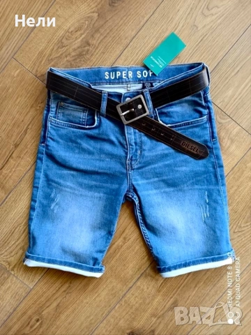 Нови Детски къси дънки и тениска H&M ръст 158, снимка 9 - Детски къси панталони - 54905118
