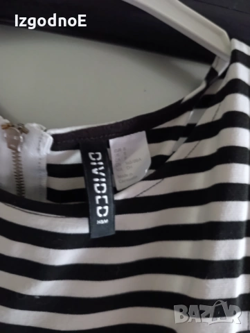 S H&M Прасковена рокля и черно бяла рокля, снимка 14 - Рокли - 54520575