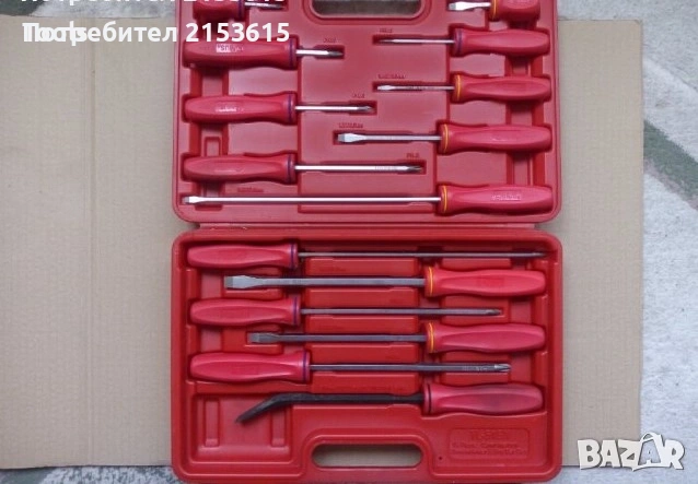 Genius Tools TL-515X 14 брoя комбинирани отвертки и 1 твърдо рамо