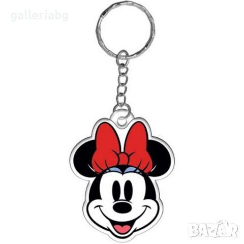 Подаръчен комплект Minnie Mouse – детско портмоне и ключодържател, в кутия, снимка 2 - Детски портмонета - 54730370