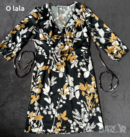 Елегантна сатенена рокля 