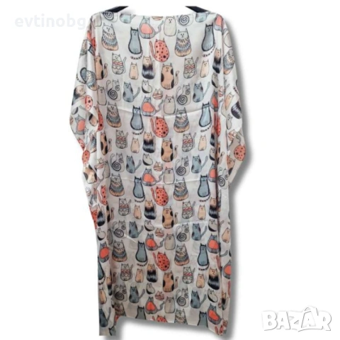 Красива плажна туника на котенца, снимка 6 - Туники - 54132809