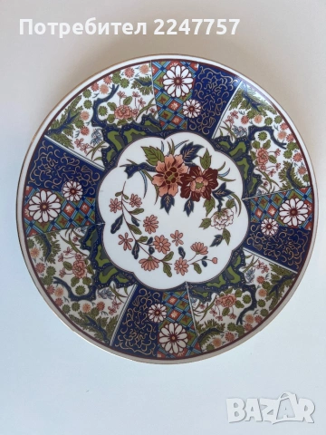 Японско плато порцелан 31 см, снимка 8 - Антикварни и старинни предмети - 54005856