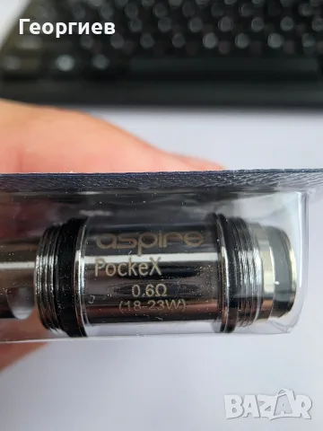 Вейп Електронна цигара Aspire Pockex+ 5бр. изпарители, снимка 6 - Електронни цигари - 55375884