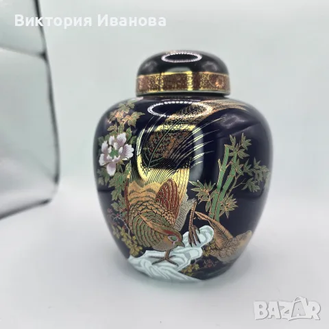 Китайска ваза /урна, снимка 2 - Антикварни и старинни предмети - 55643309