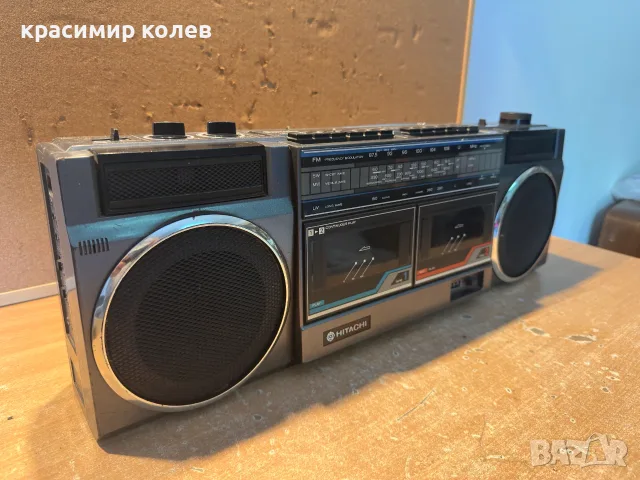 радиокасетофон "Hitachi TRK-W24E", снимка 4 - Радиокасетофони, транзистори - 55396578