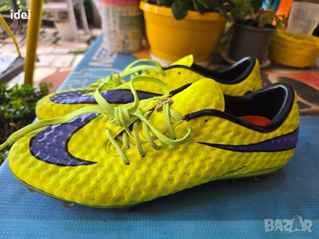 Nike Hypervenom Phantom 1 SG-PRO ELITE 'Volt/Persian Violet/Black' бутони футболни обувки, снимка 2 - Маратонки - 54942832