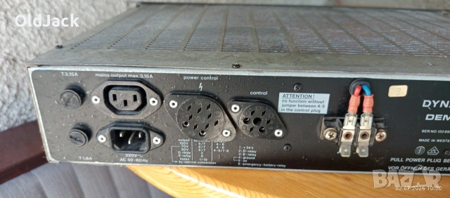 Dynacord-OEM 285, снимка 5 - Ресийвъри, усилватели, смесителни пултове - 55129072