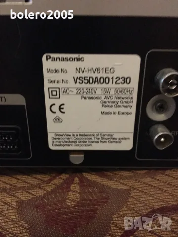 Видеорекордер Panasonic NV-HV61, снимка 5 - Плейъри, домашно кино, прожектори - 55503285