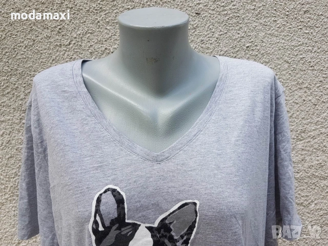 4XL  Сива  блуза Jms  , снимка 3 - Туники - 55269837