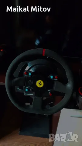 Trustmaster t300 Ferrari integral alcantara , снимка 5 - Други игри и конзоли - 55621678