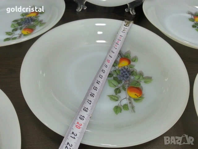 френски аркопал чинии дълбоки , снимка 3 - Антикварни и старинни предмети - 22510457