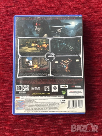 PlayStation 2 Mortal Kombat shaolin monks, снимка 3 - Игри за PlayStation - 55309891