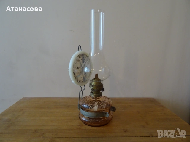 Газена газова лампа 1960 г, снимка 3 - Антикварни и старинни предмети - 54395167