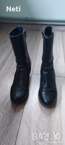 Дамски боти от естествена кожа , снимка 2 - Дамски ботуши - 53964483