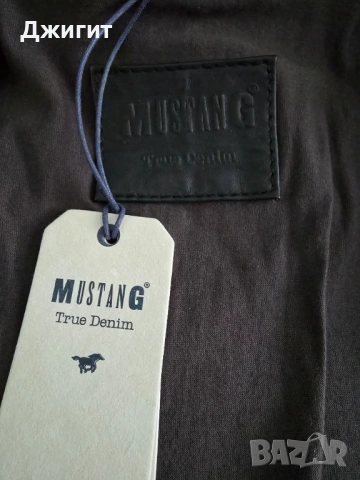 Мъжко кожено яке Mustang Size M чисто ново, снимка 7 - Якета - 54320944