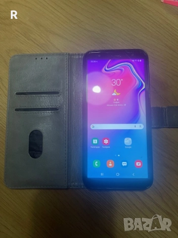  Samsung Galaxy J6 + кожен калъф в комплект, снимка 4 - Samsung - 55565745