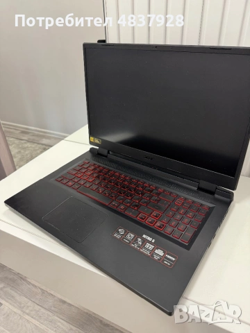 Acer Nitro 5 (AN 517-42), снимка 3 - Лаптопи за игри - 54670287