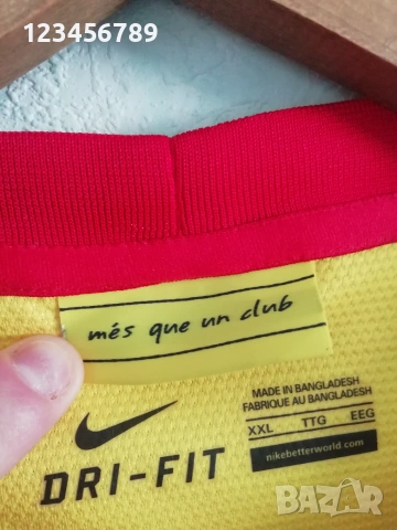 Barcelona Puyol Nike 2013-2014 оригинална фланелка тениска Барселона Пуйол екип 2XL , снимка 7 - Тениски - 53913563