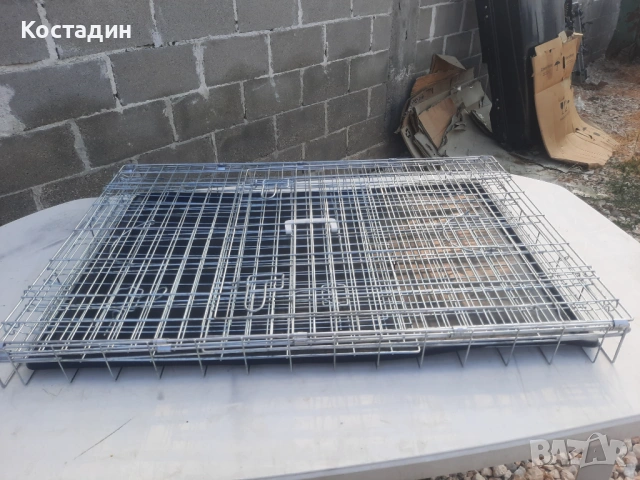 Клетка за куче farmcompany pet сгъваема тежко товарна  с две врати, снимка 6 - За кучета - 54171319