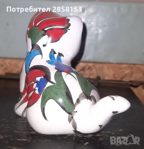 Порцеланова фигура коте, снимка 4 - Статуетки - 55503780