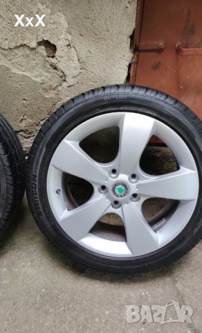 Джанти с гуми 5х112 17" Skoda Seat VW Audi