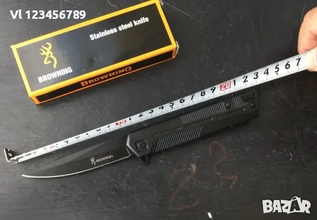 Сгъваем нож Browning 100х220 , снимка 6 - Ножове - 54000143