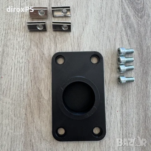 Стойка / Държач за волан Simagic, Moza Quick Release (за Алуминиев кокпит или Стена), снимка 3 - Аксесоари - 55301610