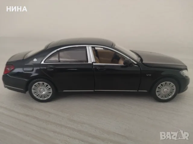 Метална количка Mercedes -Benz S 600 !!, снимка 7 - Колекции - 55666549