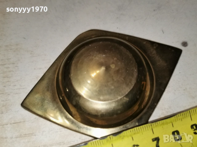 ПЕПЕЛНИК-МЕД/МЕСИНГ 2604260918L1, снимка 11 - Антикварни и старинни предмети - 54316463