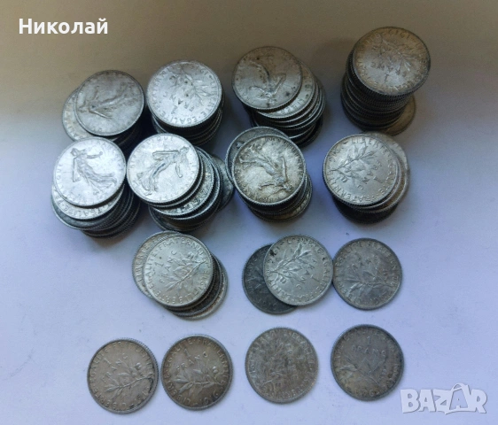 1 франк Франция сребро ( 1910 - 1919 година)