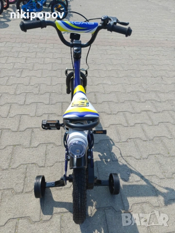 X Детски велосипед 14" RAPID blue, снимка 10 - Велосипеди - 54395035