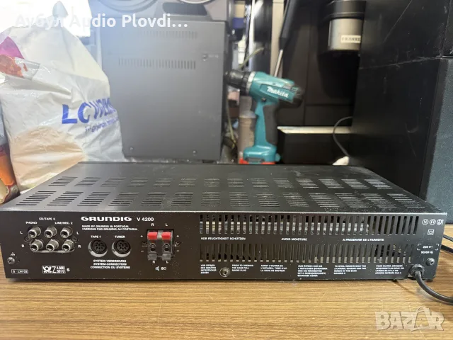 Стерео усилвател Grundig V4200, снимка 6 - Ресийвъри, усилватели, смесителни пултове - 55366030