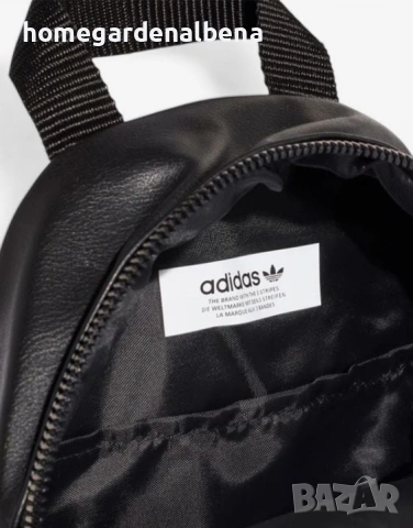 Adidas Originals Mini Pu Backpack Black — Унисекс мини раница Черно, снимка 3 - Раници - 54529749