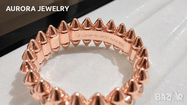 CARTIER Clash de Cartier Rose Gold Дамски Пръстен, снимка 12 - Пръстени - 53148850