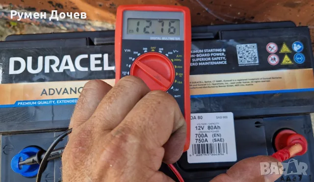 акумулатор duracell 12v 80ah, снимка 3 - Аксесоари и консумативи - 55614034