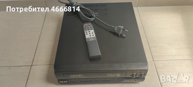 Видео AKAI VHS , снимка 3 - Плейъри, домашно кино, прожектори - 55100326
