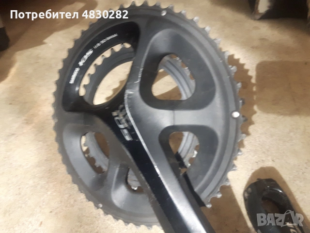Курбели - FC-5800 / 170mm Сменено от работещо колело Курбел Shimano FC-5800 / 170mm, снимка 3 - Части за велосипеди - 55072831