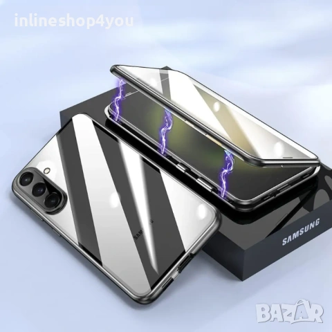 Двоен Магнитен Кейс за Samsung Galaxy A37 / A57със защита на камерата
