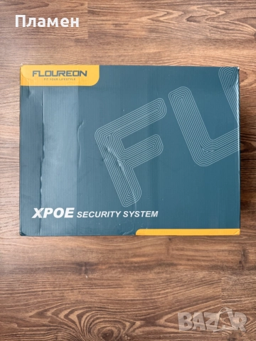 Готов комплект IP Floureon XPOE Security System 4 камери 1080P HD NVR 1TB, снимка 10 - Комплекти за видеонаблюдение - 55360629