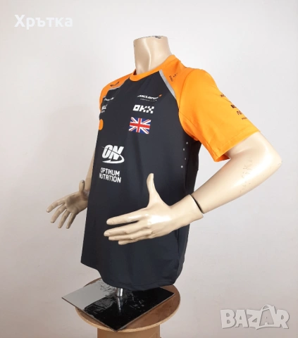 McLaren Formula 1 Team Lando Norris - Оригинална мъжка тениска р-р L, снимка 6 - Тениски - 54167305