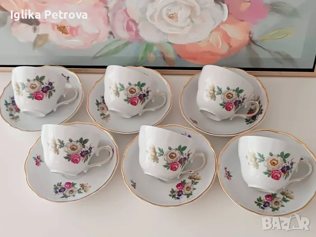 Антикварен, винтидж сервиз, снимка 9 - Антикварни и старинни предмети - 55329095