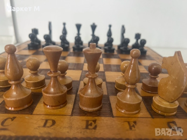 Шах и табла с дървени фигури, снимка 6 - Други спортове - 54806399